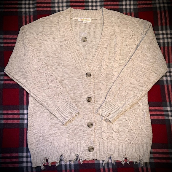 (#134) Sugar Moon 
Women’s Cardigan Sweater - Picture 1 of 11
